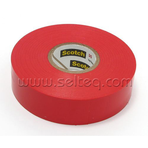 Electrical tape red Scotch 35