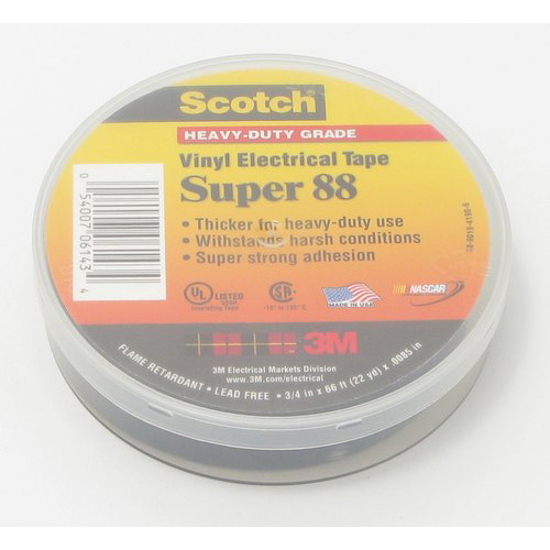 Изолента черная Scotch Super 88