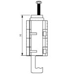sRF M 2×1/2″ (17 мм) кріплення фідера, клампси для 1/2″