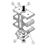 LCC 4×7/8” кріплення для фідера 7/8″