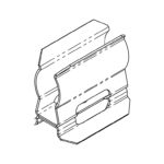 EMC-U 13 Защіпка-тримач для фідерів 1/4" - 1/2"S