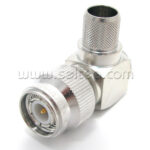 Corner connector TNC (male) for cable G37 (2.7/7.25)