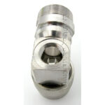 Angled connector N (male) for cable RG-214/U; RG-393/U; 9880 Belden