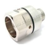 Connector 7-16 (female) for 1 1/4" feeder with simplified sealing