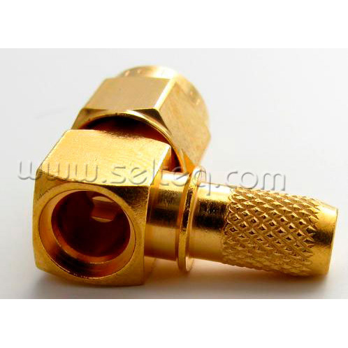 Angle connector SMA (male) for G1 cable (RG-58 C/U)