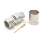 Connector F (male) for cable G31 (RG11-A/U)