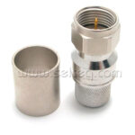 Connector F (male) for cable G31 (RG11-A/U)