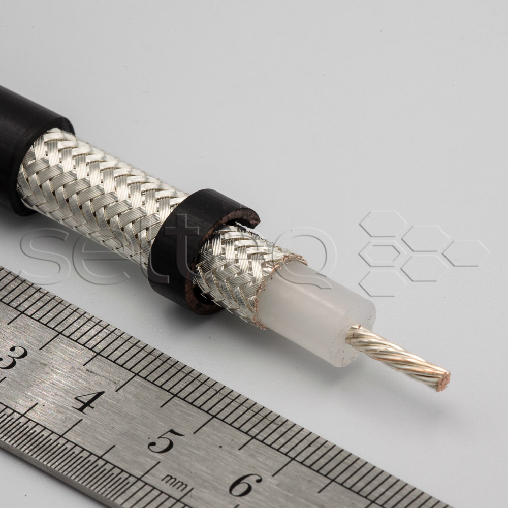 Coaxial cable RG-214 FR NC