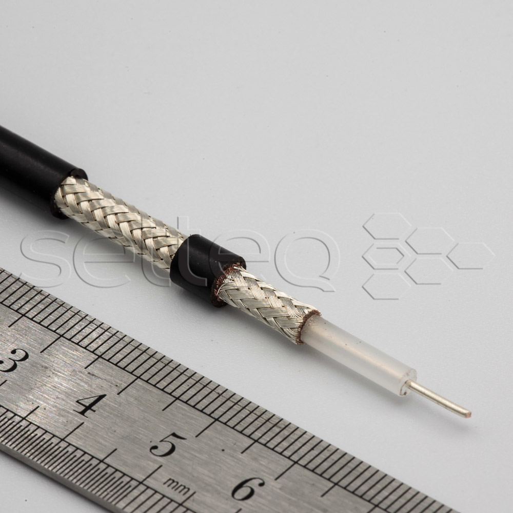 Coaxial cable RG 223 MIL-C-17G LSHF-FR