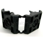 Clamp for 2 cables, plastic