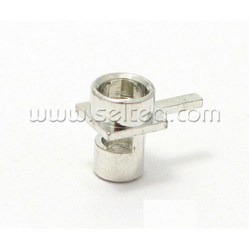 Angled cable end for RG-316 cable