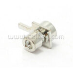 Angled cable end for RG-316 cable