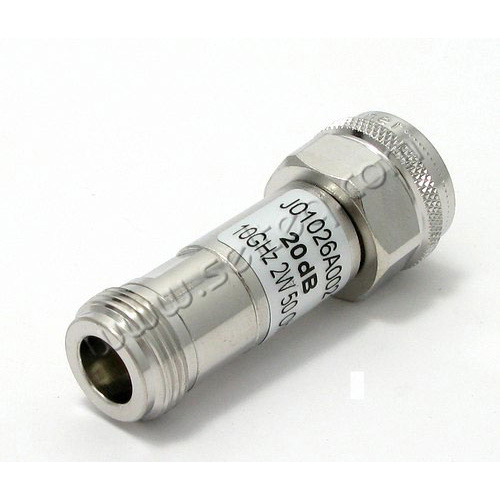 HF attenuator 20 dB, N (female) - N (male)