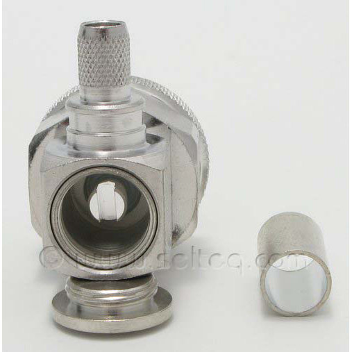 Angled connector N (male) for cable G30 (1.5/3.8) TZC 500 25; H155; LMR-240; Low Loss 1.4/3.8; CNT-240; SPEEDFOAM 240; MRC 240; HPF 240