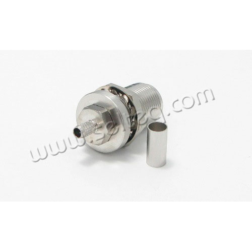 Connector N type (female) for panel mounting