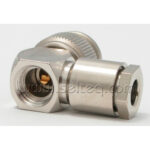 Angled TNC connector (male) for RG-58 /CU cable; RG-223/U;