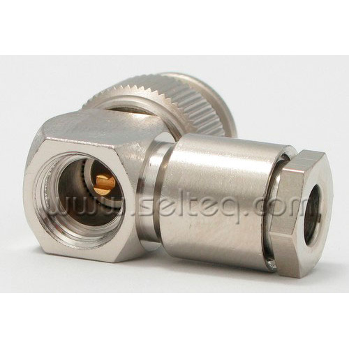 Angle connector TNC (male) for RG-58/CU cable; RG-223/U;