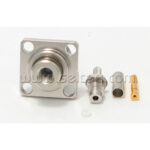 Flange connector TNC (female) for RG 316