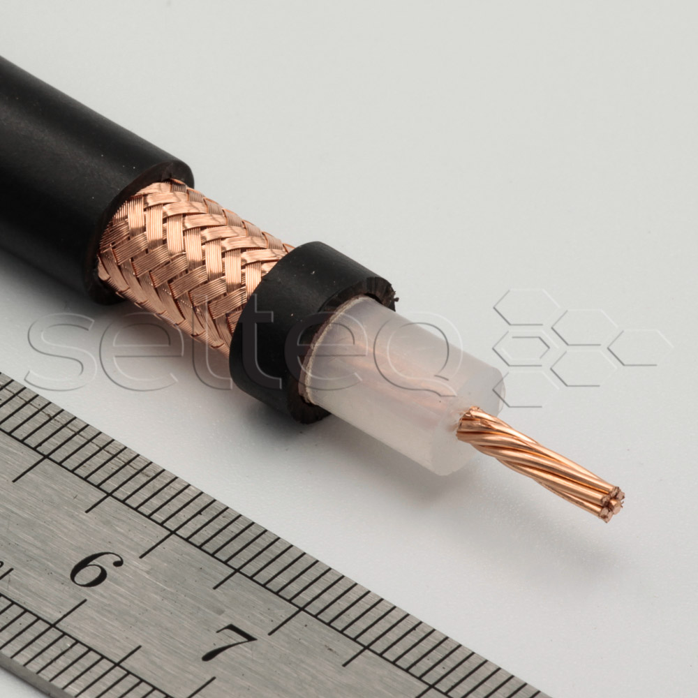 RG-213/U Coaxial cable copper stranded Ø10 mm