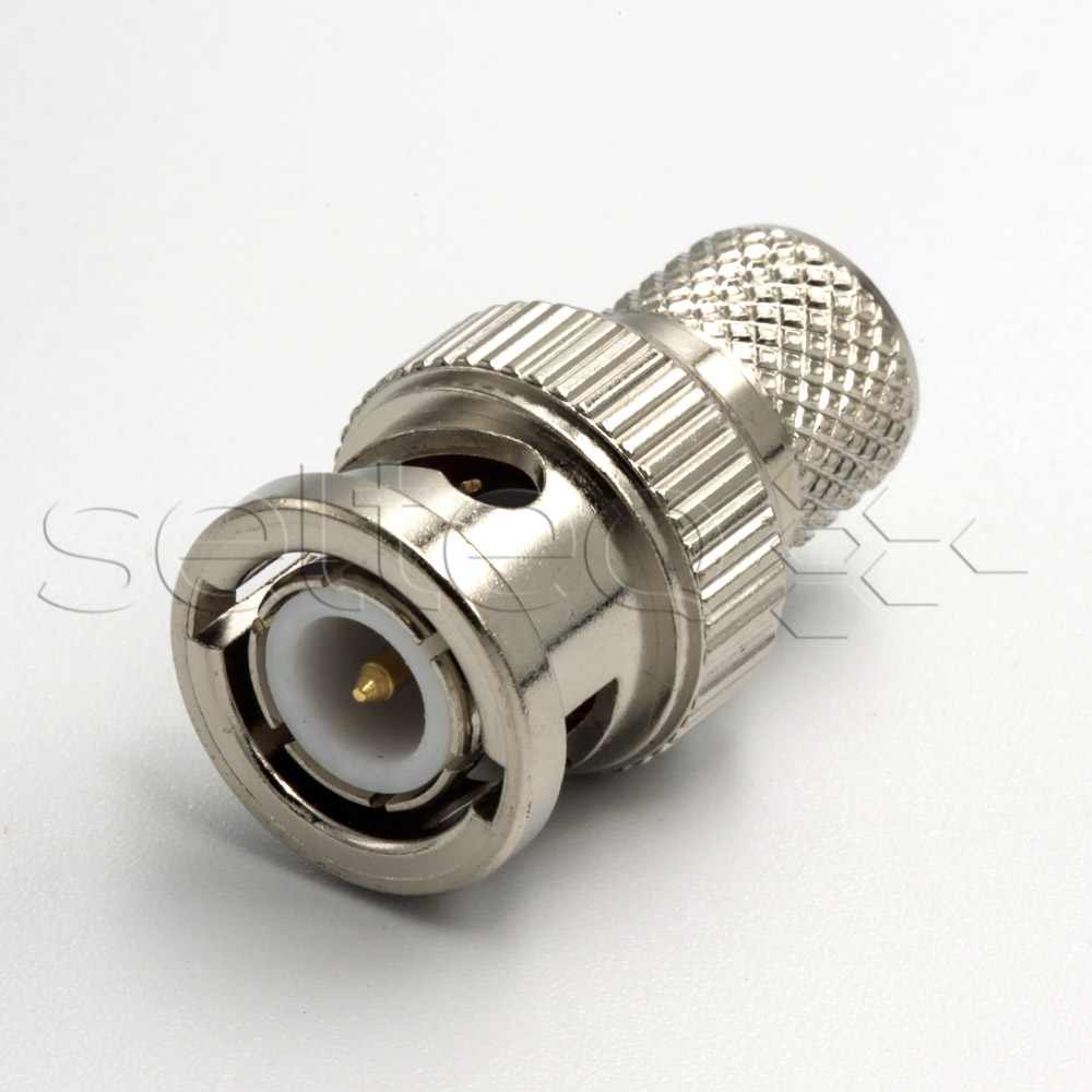 BNC pin crimp connector for RG-213 cable