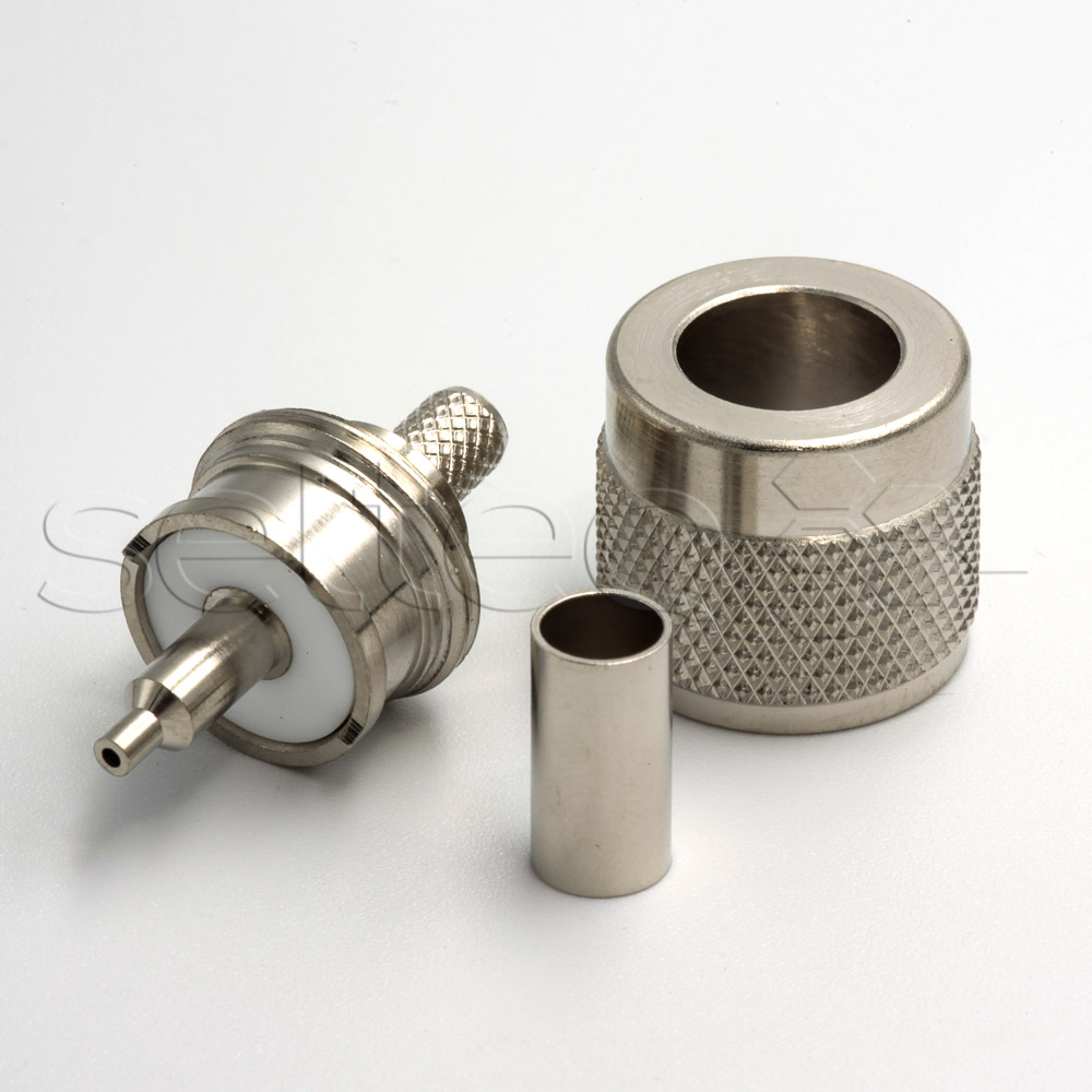 UHF pin crimp connector for RG-58 cable