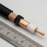 SLL-400-SF Super flexible low loss coaxial cable Ø10 mm, drum 500 m