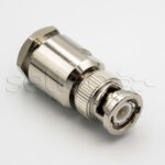 BNC male connector for cable RG-213/U soldering/assembly