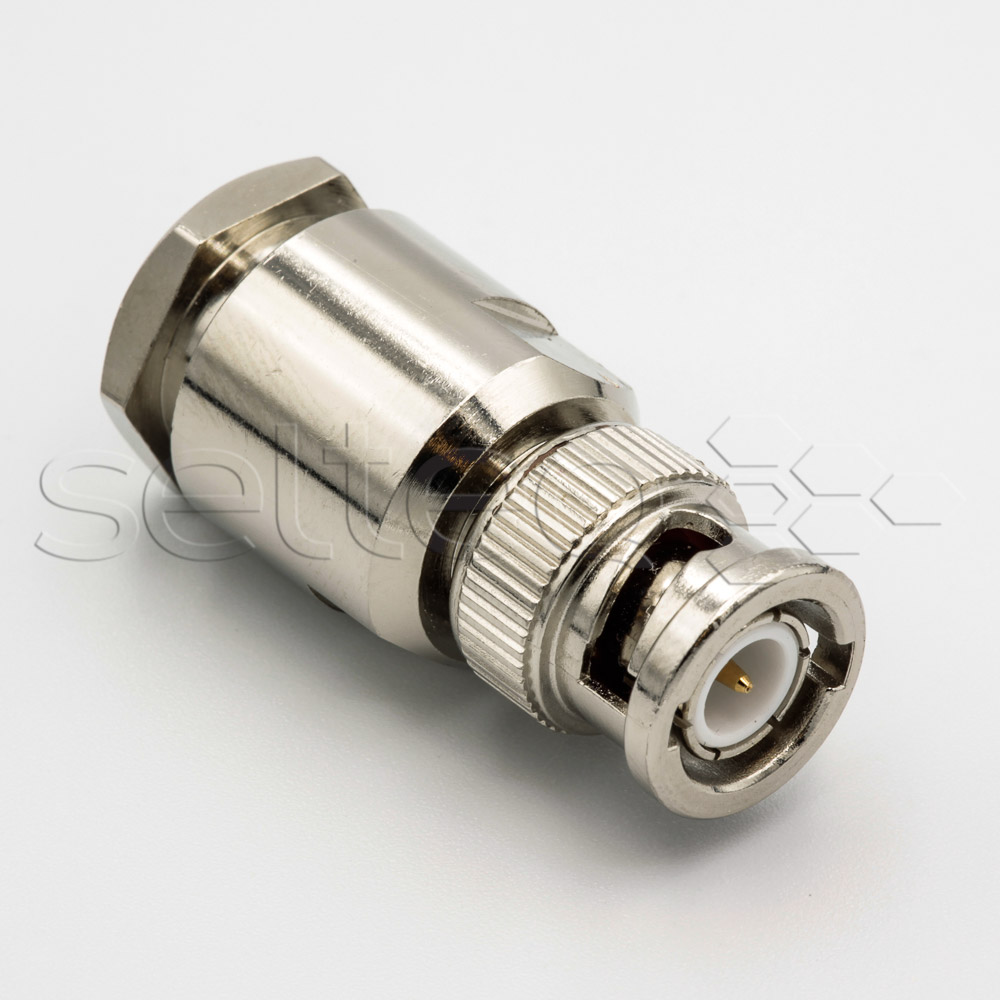 BNC pin connector for RG-213/U soldering/assembling cable