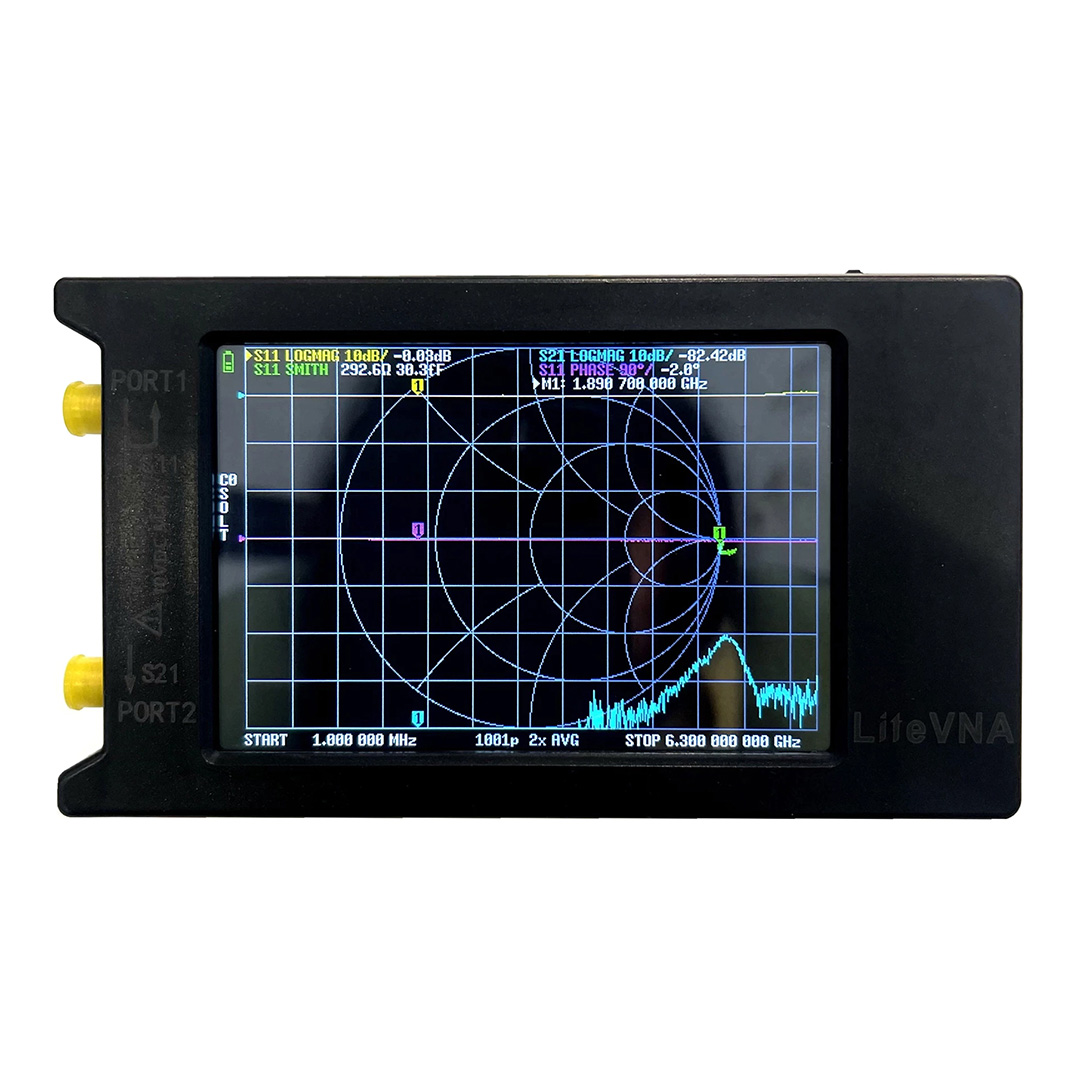 LiteVNA 64 Portable Vector Circuit Analyzer 50 kHz - 6,3 GHz
