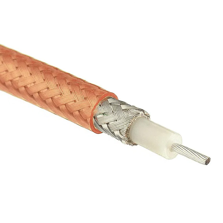 RG-142 Double shielded coaxial cable, single core Ø5 mm