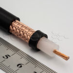 SLL-400-SFP Супергнучкий коаксіальний кабель з низькими втратами Ø10 мм з ПЕ оболонкою, барабан 500 м