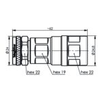 4.3-10 штир роз'єм G21 (1/2") SIMFix Pro, затиск/збірка