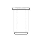 GRR 1x 1/4″-90 прокладка-вставка для 1 кабелю 1/4”